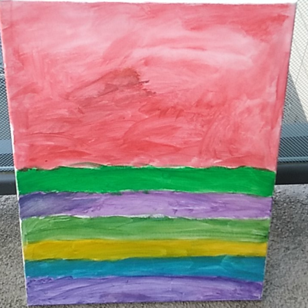 A handmade JS Collection piece "Colorful"